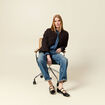 Blouson matelassé camel femme