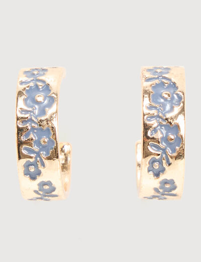 Boucles d'oreilles couleur or femme