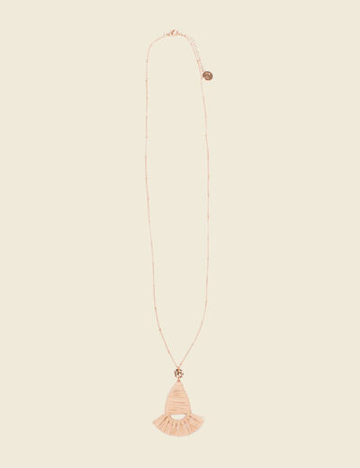 Collier avec pendentif sable femme
