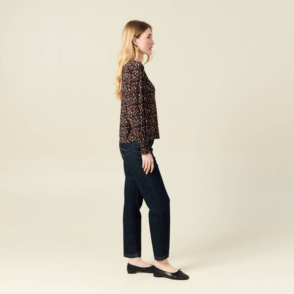 T-shirt éco-responsable multicolore femme