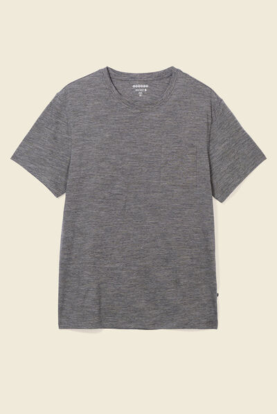 T-shirt manches courtes vert kaki homme
