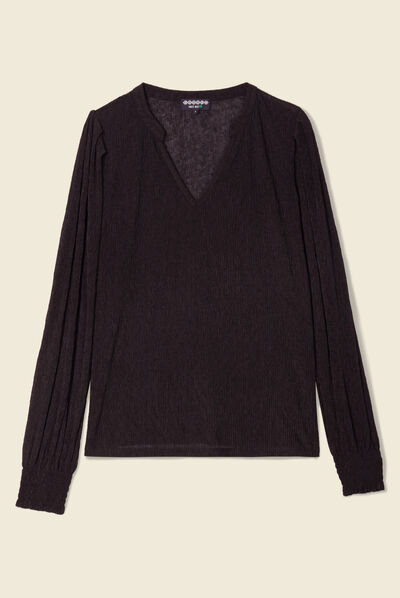 T-shirt éco-responsable noir femme