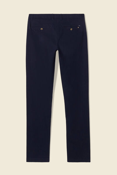 Pantalon slim Instinct chino bleu foncé homme