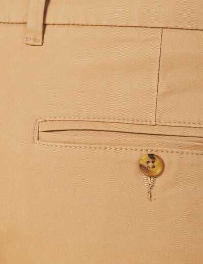 Pantalon slim Instinct chino beige homme