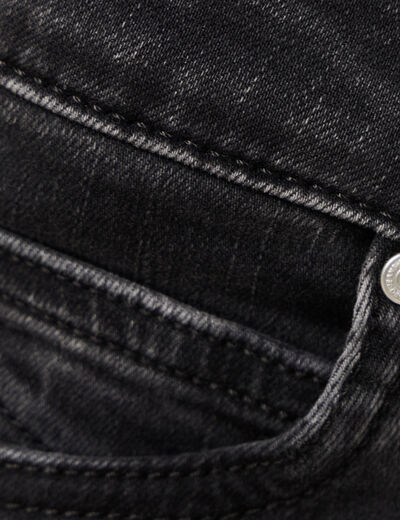 Jeans bootcut 5 poches denim gris femme