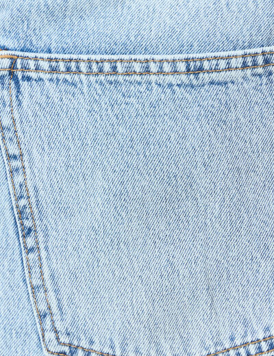 Jeans large 5 poches denim snow bleach homme