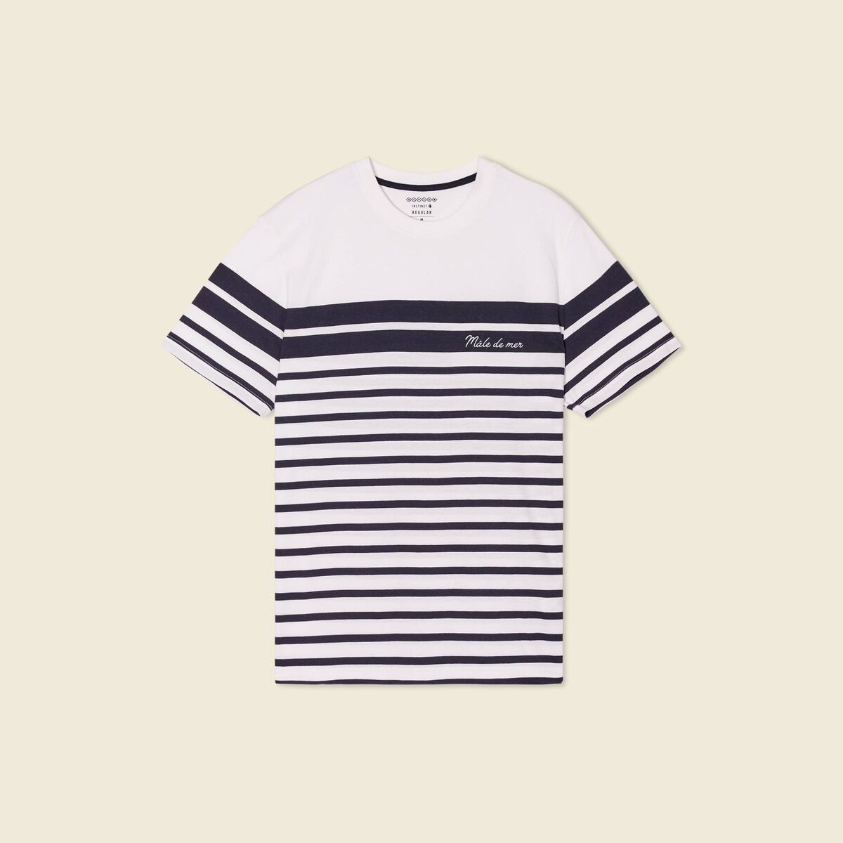 T-shirt éco-responsable ecru homme