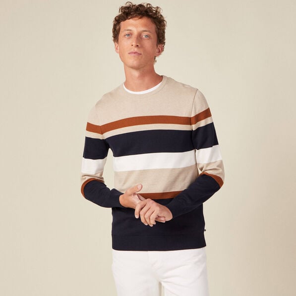 pull manches longues marron homme Pull manches longues marron homme