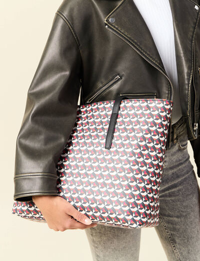 Sac cabas multicolore femme