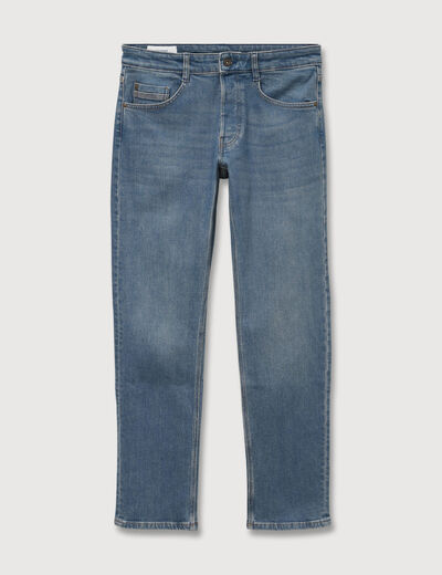 Jeans straight longueur 32 denim double stone homme