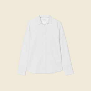 Chemise manches longues blanc homme