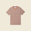 T-shirt manches courtes marron clair homme