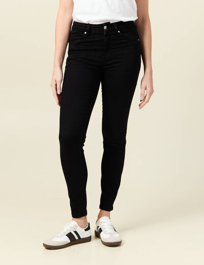 Jeans skinny éco-responsable denim noir femme