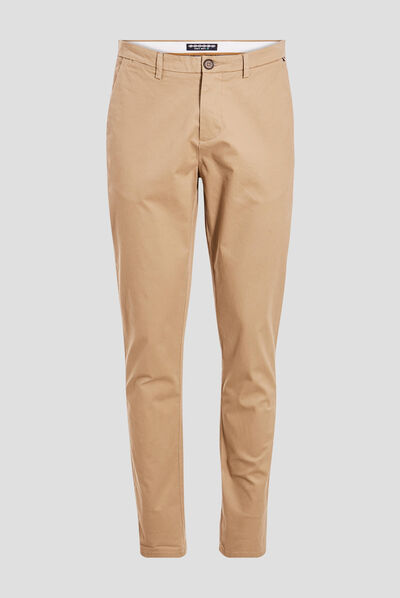 Pantalon slim Instinct chino beige homme