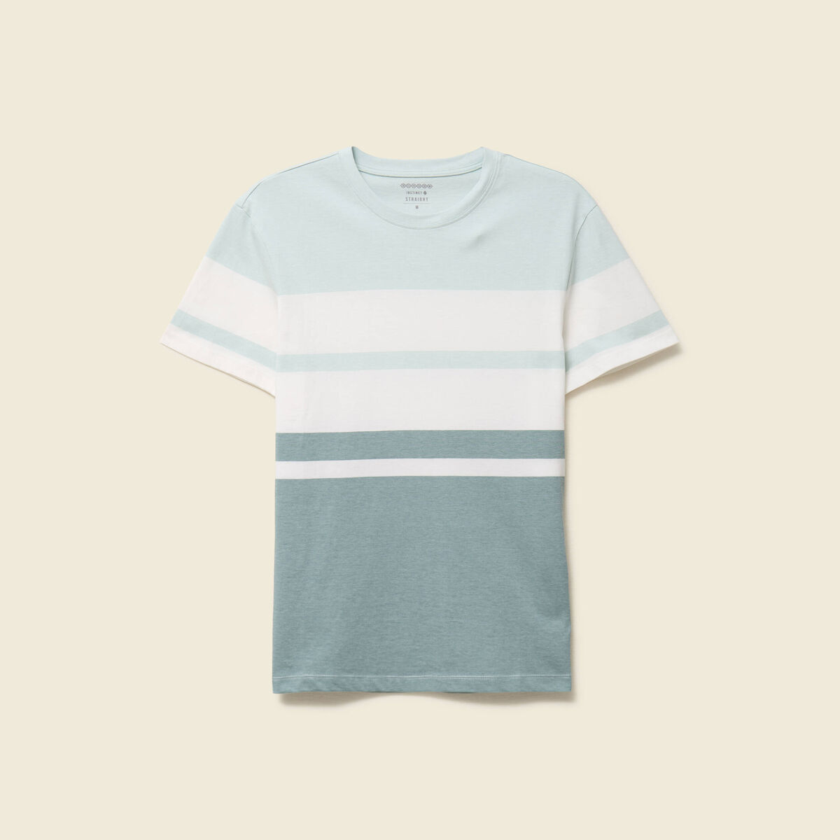 T-shirt manches courtes bleu gris homme