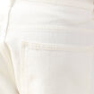 Jeans loose longueur 32 en coton denim blanc homme
