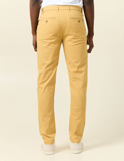 Pantalon slim Instinct chino beige homme