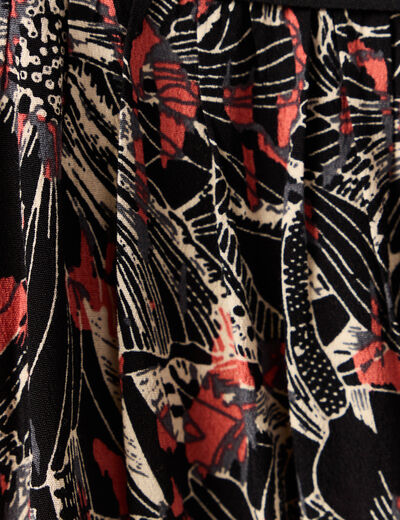 Chemise éco-responsable noir femme
