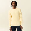 Pull éco-responsable jaune homme