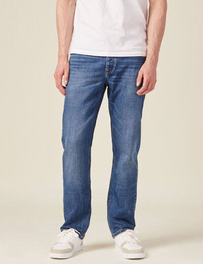 Jeans regular 5 poches denim double stone homme