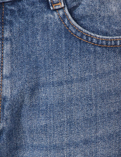 Jeans straight tapered denim used homme