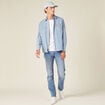 Jeans straight denim used homme