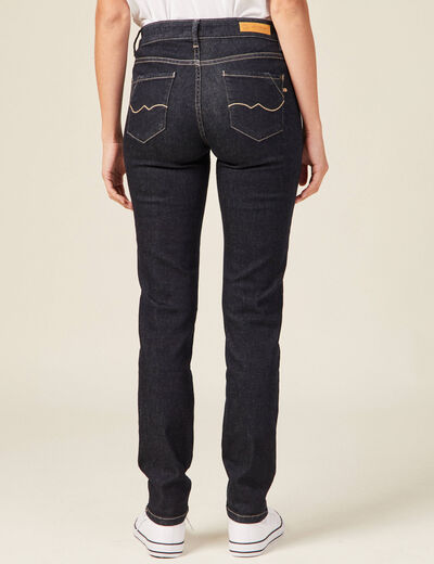 Jeans slim denim brut femme