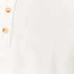T-shirt cintr&eacute; en coton manches longues ecru homme