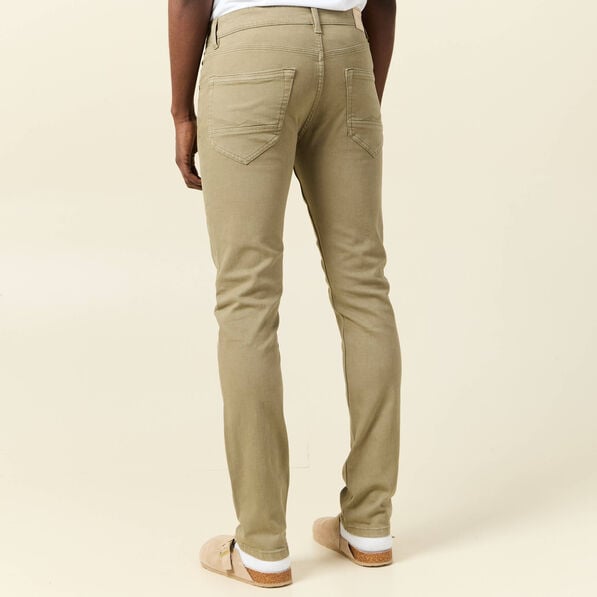 jeans eco responsable straight vert kaki homme Jeans éco-responsable straight vert kaki homme