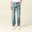 Jeans straight longueur 34 denim denim dirty homme