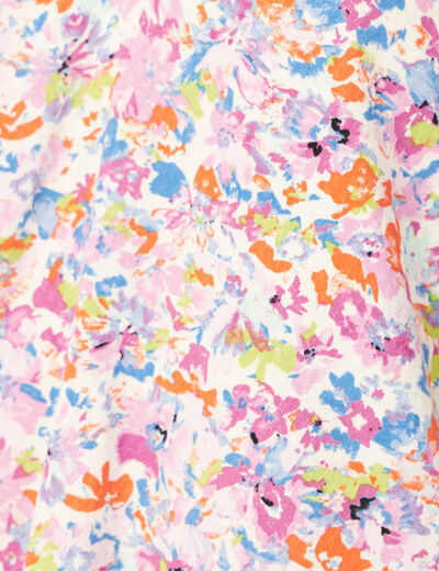 Blouse manches courtes rose femme