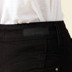 Jeans skinny push up 7/8ème denim noir femme