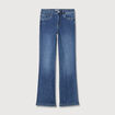 Jeans bootcut taille haute denim stone femme