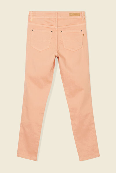 Pantalon éco-responsable rose clair femme