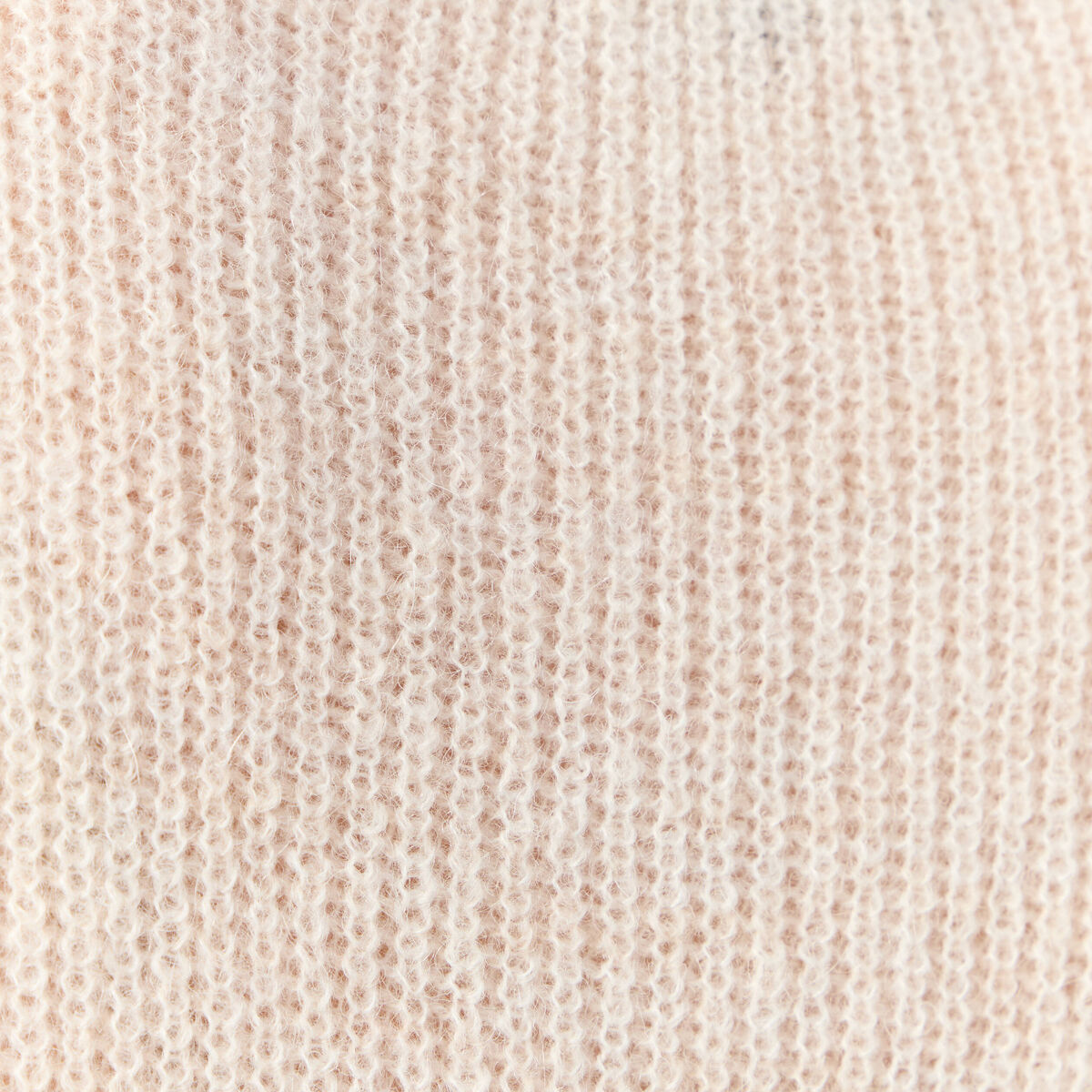Pull manches courtes fabriqu&eacute; en France creme femme