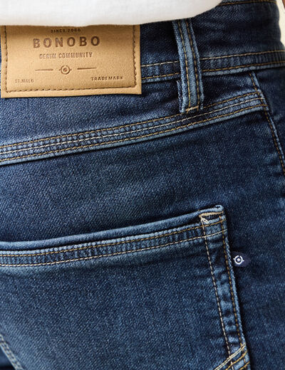 Jeans straight homme used L34 denim brut homme