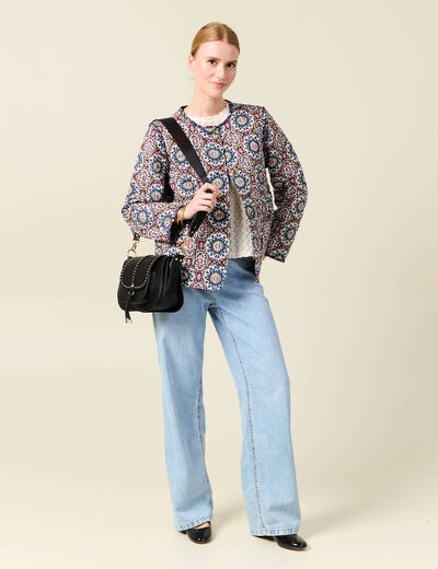 T-shirt manches courtes ecru femme