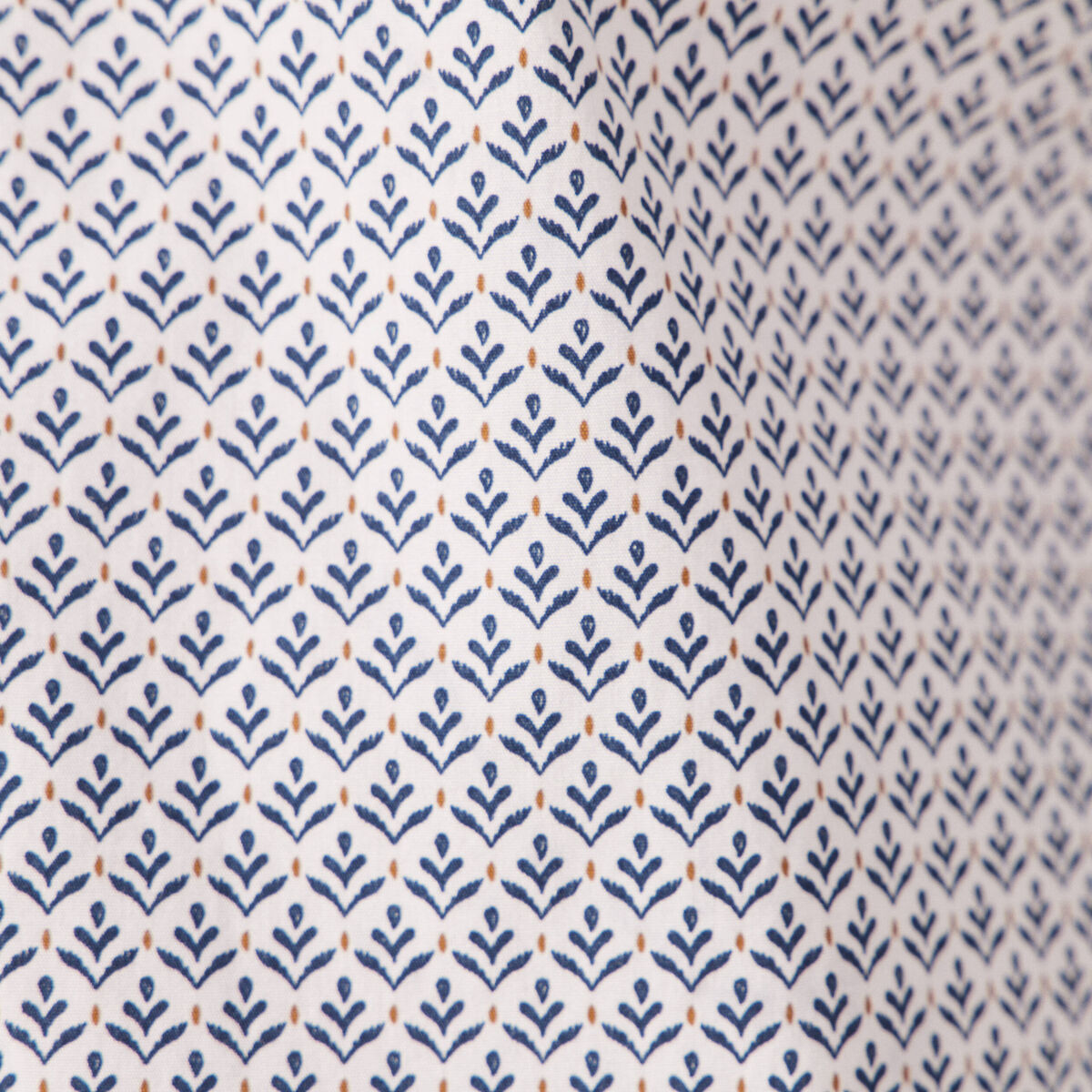 Chemise en coton manches longues blanc homme