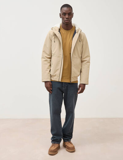 T-shirt en coton camel homme