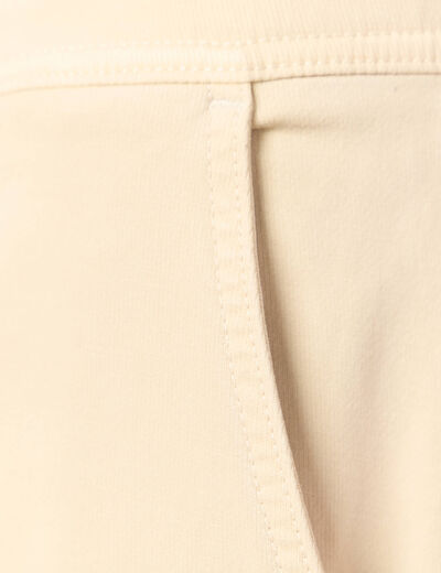 Bermuda éco-responsable beige homme