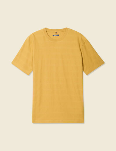 T-shirt manches courtes beige homme