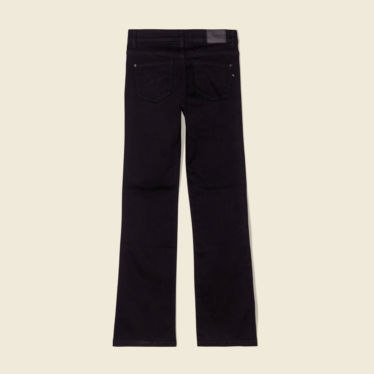 Jeans Yoko - bootcut denim noir femme