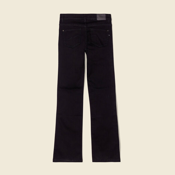 Jeans Yoko - bootcut denim noir femme