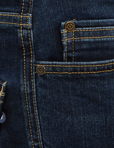 Jeans regular longueur 32 denim brut homme