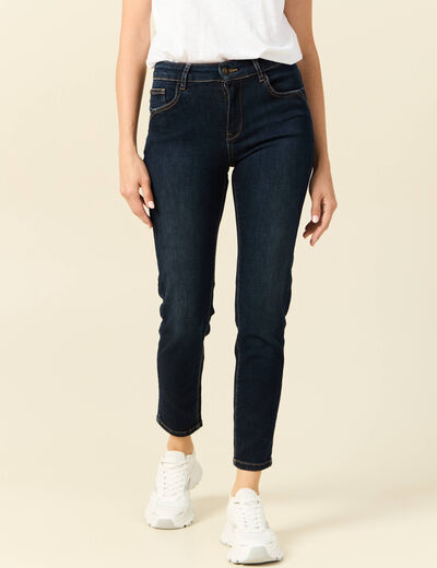 Jeans Vanessa - slim taille basse 7/8ème denim brut femme