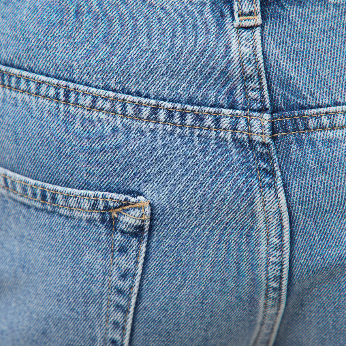 Jeans regular longueur 32 denim bleach homme