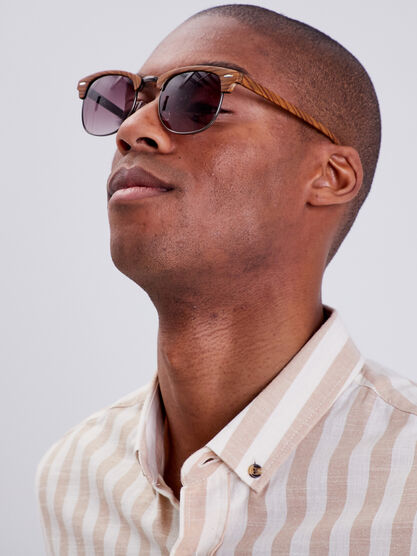 Lunettes de soleil noir homme