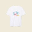 T-shirt manches courtes ecru homme