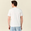 T-shirt manches courtes ecru homme