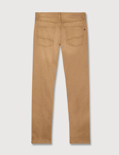Jeans straight homme used L34 camel homme